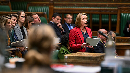 Helen Morgan speaking in the House of Commons