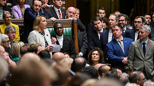 Helen Morgan speaking in Parliament