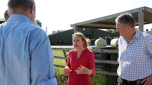 Helen Morgan at a North Shropshire farm