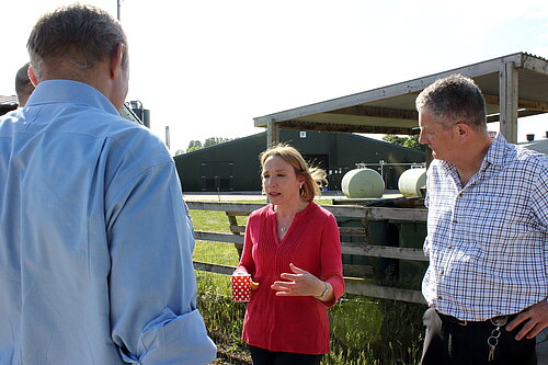 Helen Morgan at a North Shropshire farm