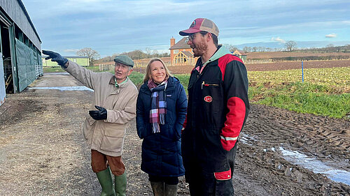 Helen Morgan at Lower Lee Farm