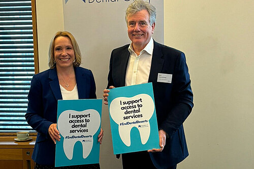 Helen backs campaign to End Dental Deserts