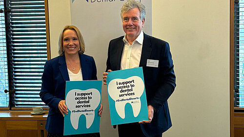 Helen backs campaign to End Dental Deserts