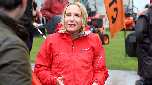 Helen at agrigultural show