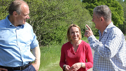 Helen at a North Shropshire farm