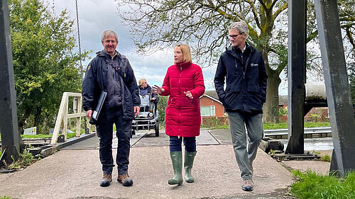 Helen at Whixall Moss