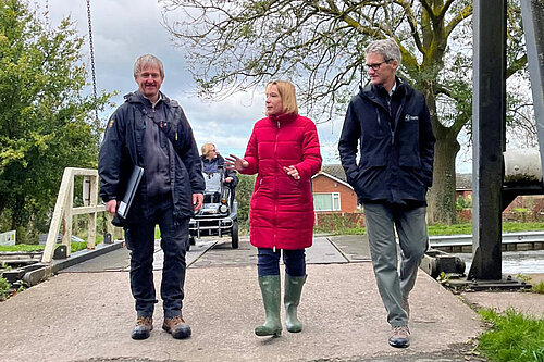 Helen at Whixall Moss