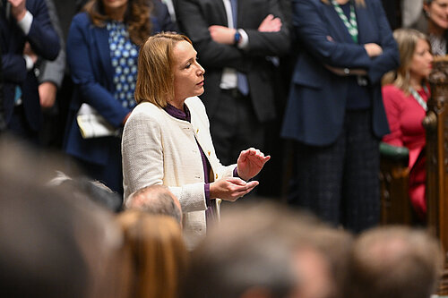 Helen Morgan speaking in Parliament