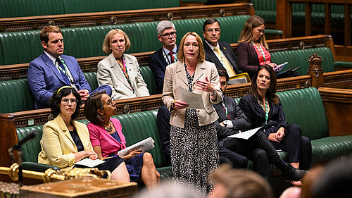 Helen Morgan speaking in Parliament