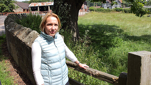 Helen at a local farm