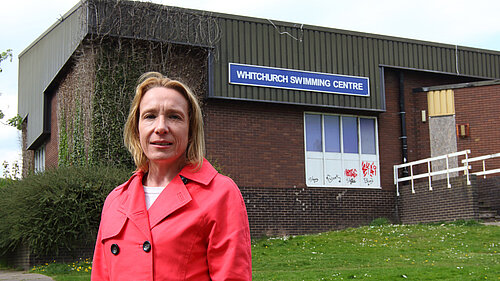 Helen at Whitchurch pools