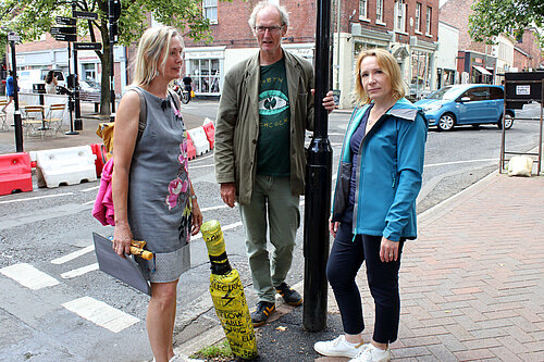 Helen Morgan on Church Street, Oswestry