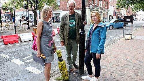 Helen Morgan on Church Street, Oswestry