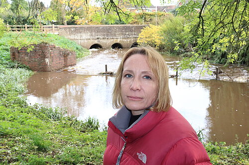 Helen at local river