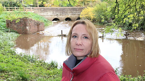 Helen at local river