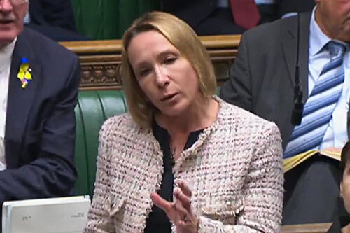 Helen Morgan speaking in Parliament