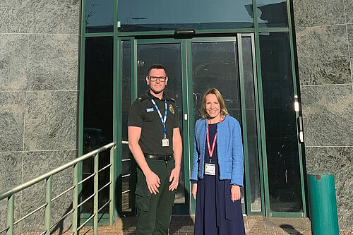 Helen at the WMAS control centre