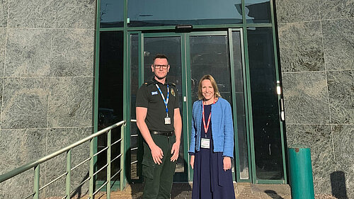 Helen at the WMAS control centre