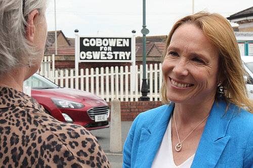 Helen Morgan at Gobowen Station