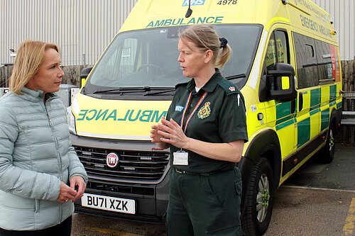 Helen hears from a local ambulance controller