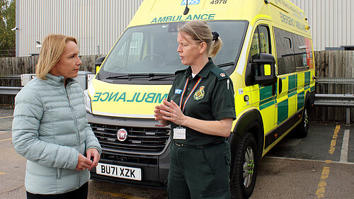 Helen hears from a local ambulance controller