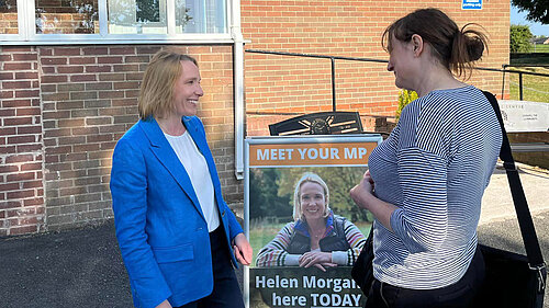 Helen at the Whixall Summer Tour event