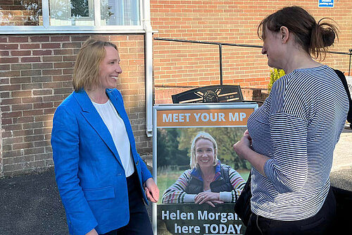 Helen at the Whixall Summer Tour event