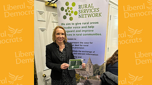 Helen supporting the Rural Service Network