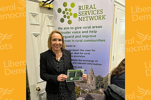 Helen supporting the Rural Service Network