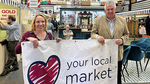 Helen Morgan at Oswestry Market