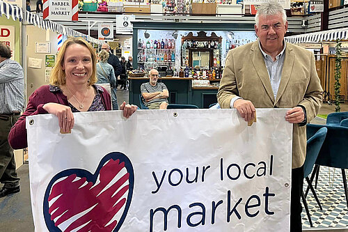 Helen Morgan at Oswestry Market