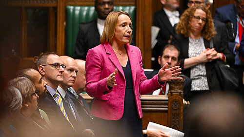 Helen Morgan speaking in Parliament