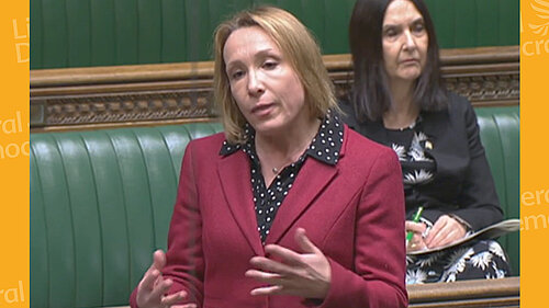 Helen Morgan speaking in Parliament