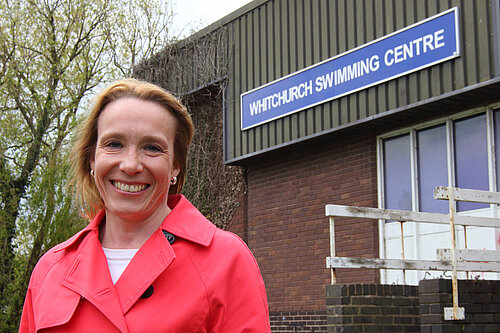 Helen at Whitchurch pool