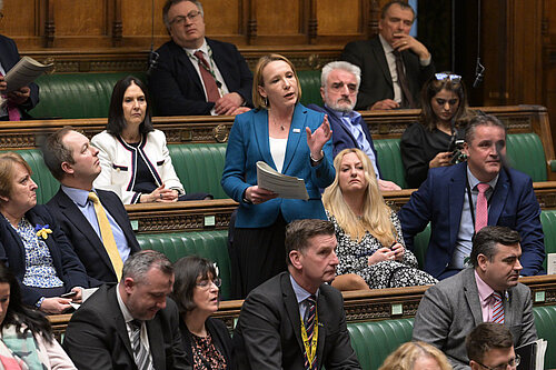 Helen in Parliament